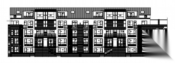 天津某项目一期1组团-D号楼建筑施工图cad施工图下载【ID:149797101】