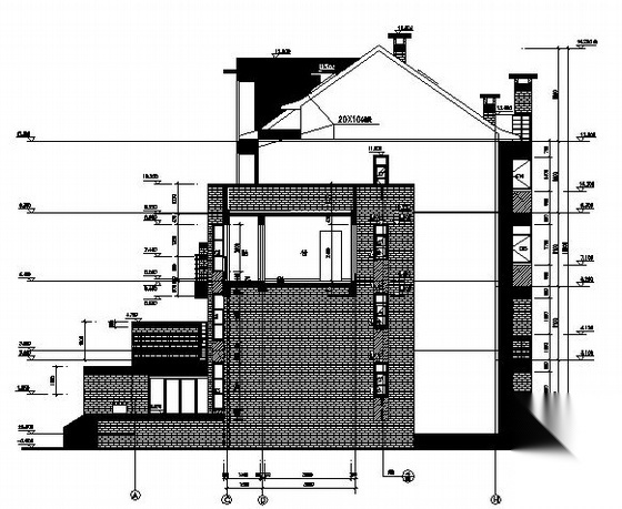 天津某项目一期1组团-D号楼建筑施工图cad施工图下载【ID:149797101】
