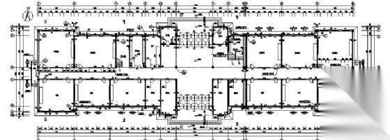 某四层教学楼建筑施工图cad施工图下载【ID:151576140】