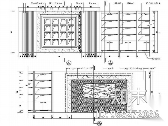 130平总裁办公室精装修图cad施工图下载【ID:968272086】