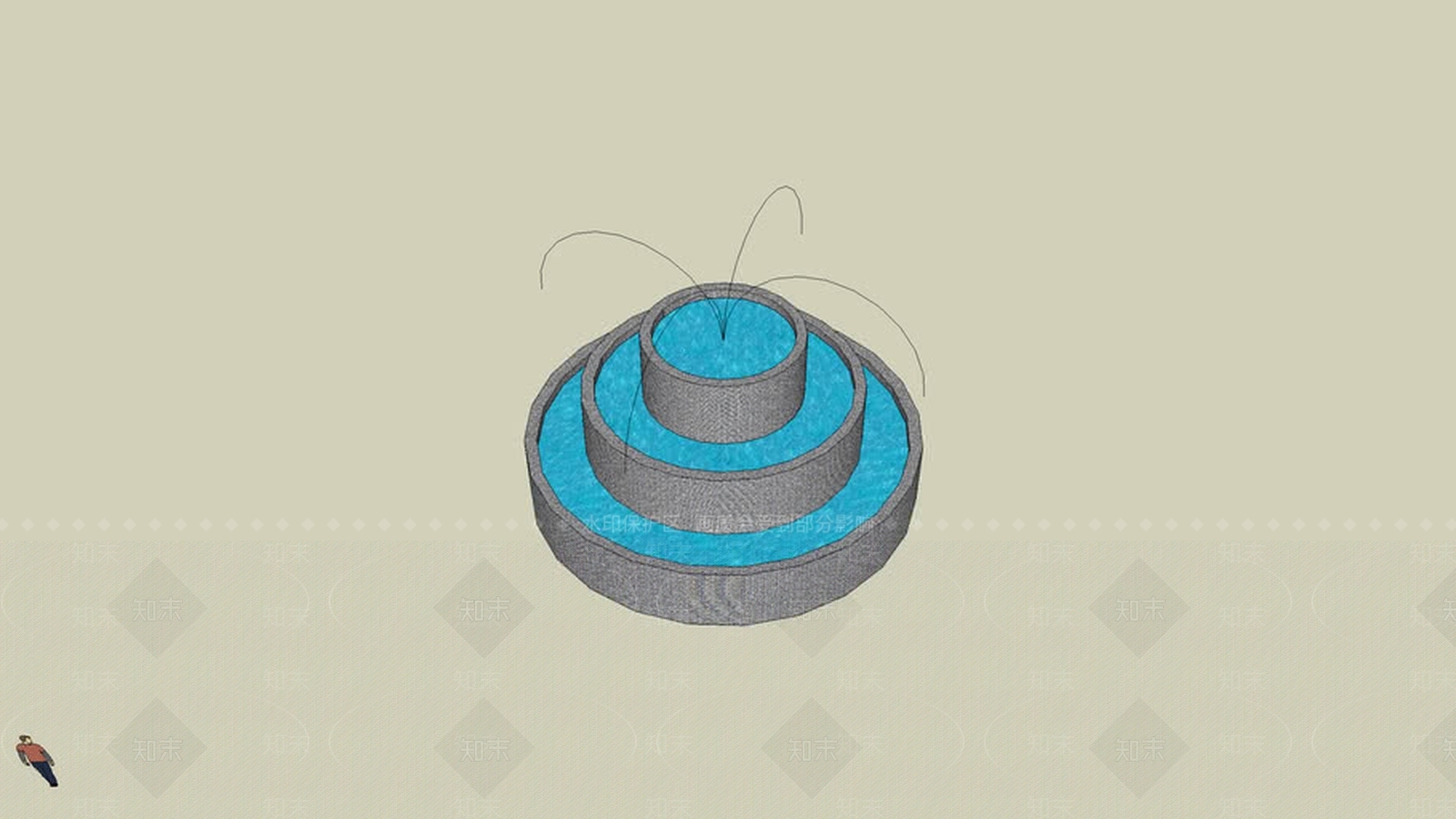 枫丹SU模型下载【ID:1162133730】