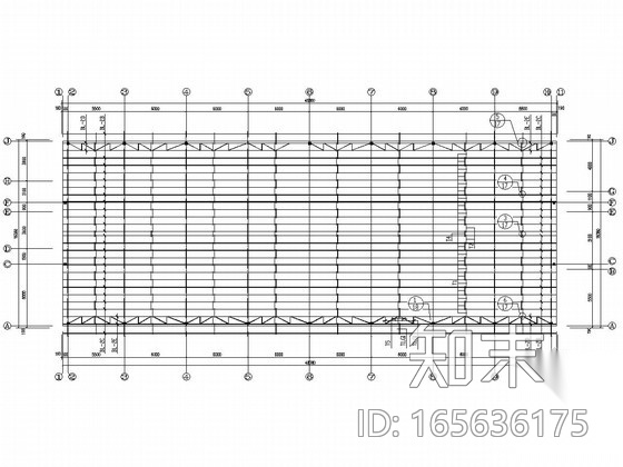 单层砖混结构厂房结构施工图施工图下载【ID:165636175】