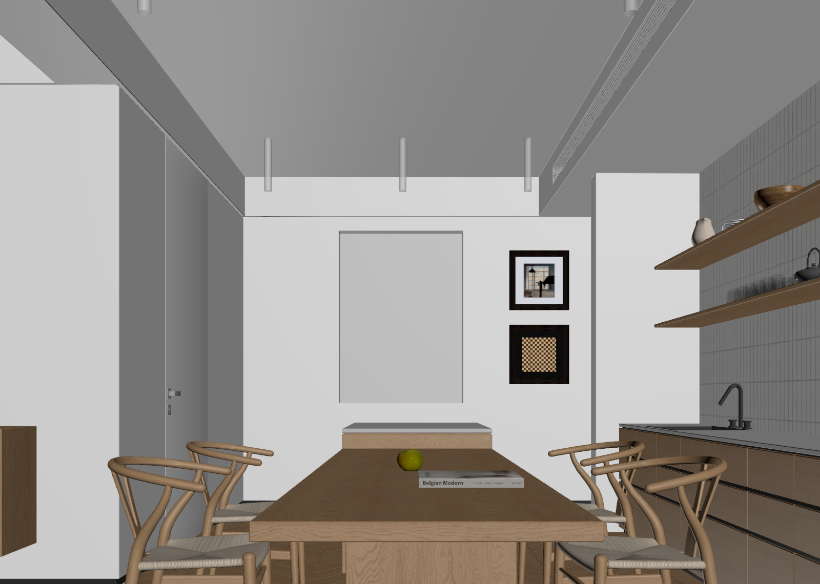 家居餐厅3D模型下载【ID:1214577805】