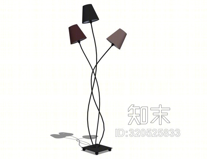 落地灯SU模型下载【ID:320525833】