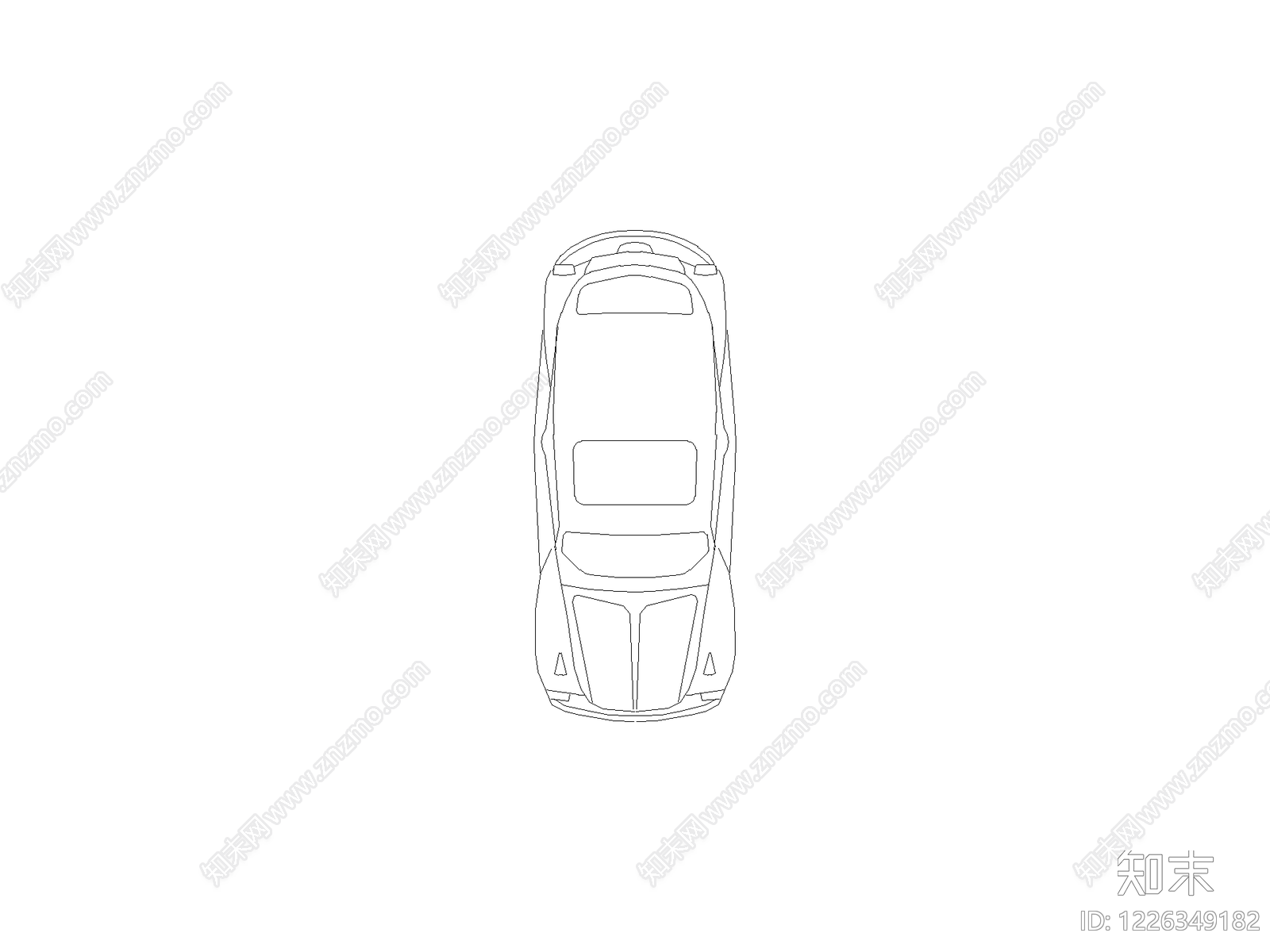 现代交通工具图库CAD图纸