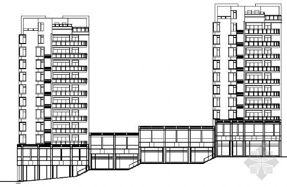 航运新村4号住宅楼建筑方案图cad施工图下载【ID:149850178】