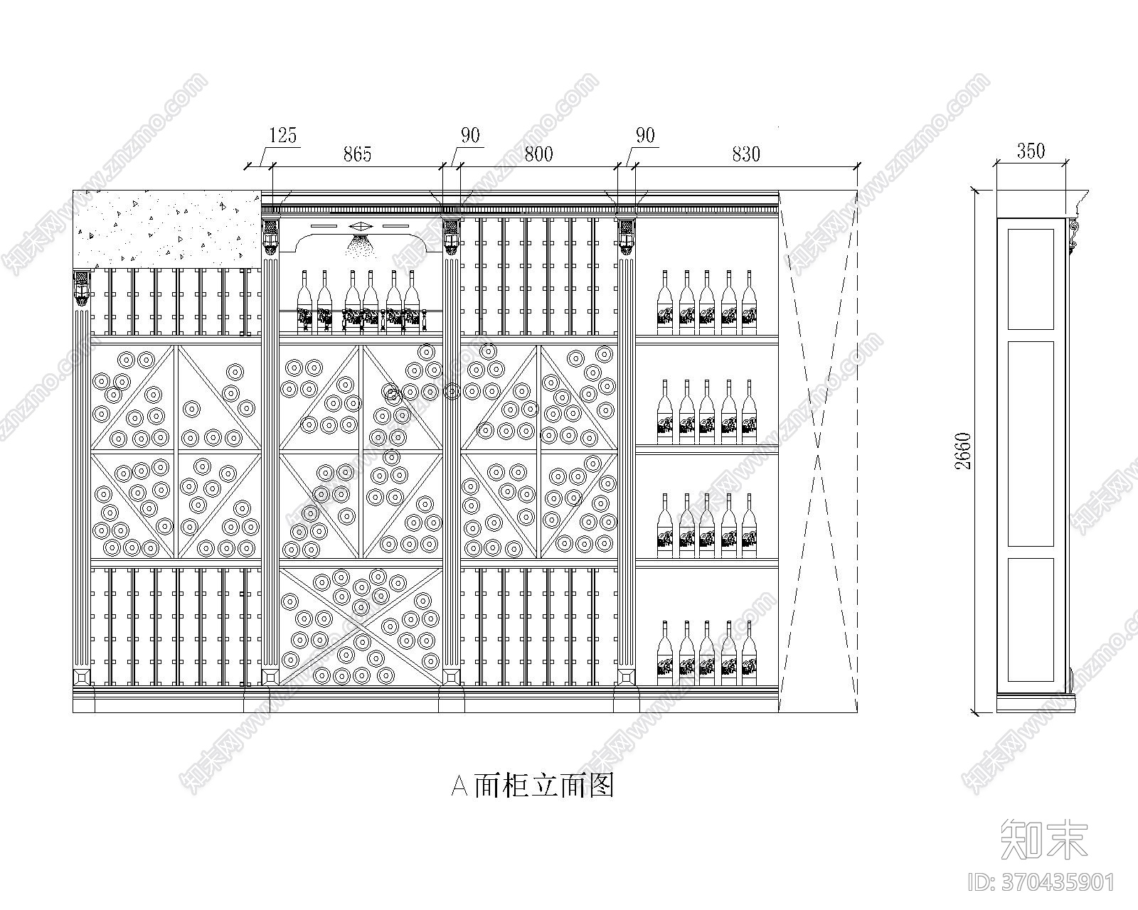 酒柜设计图纸05-2004版本施工图下载【ID:170401377】