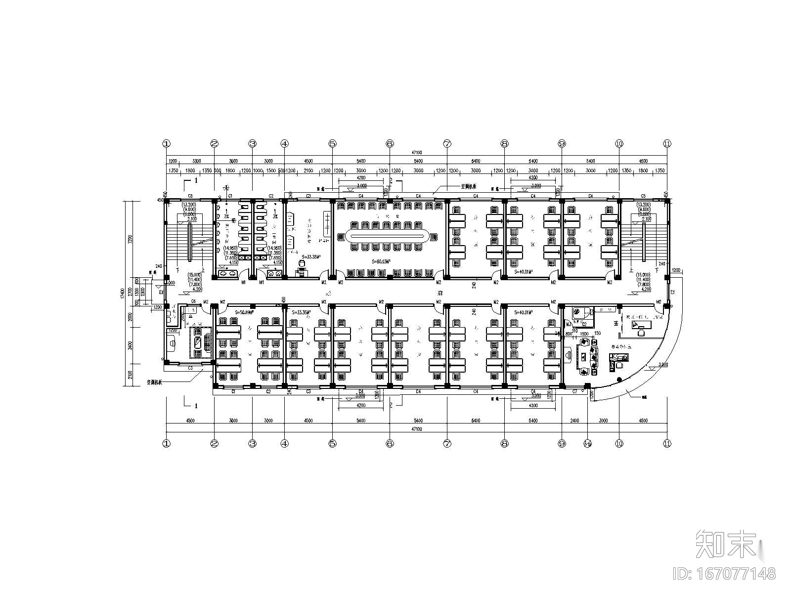 [毕业设计]南昌某六层商务楼建筑结构施工图(含计算书)cad施工图下载【ID:167077148】