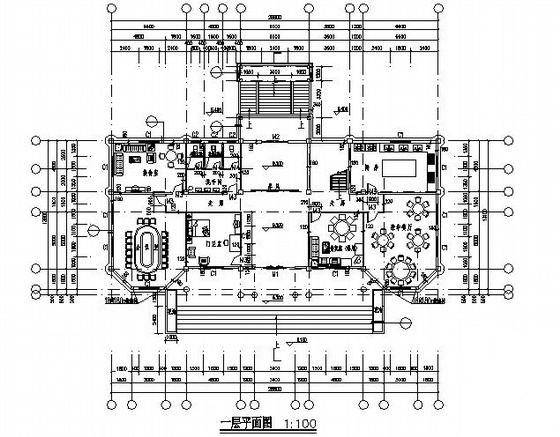 某三层办公楼建筑施工图cad施工图下载【ID:151396121】