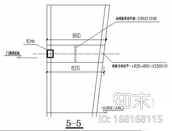 钢骨架轻型外墙板埋件节点详图施工图下载【ID:168168115】