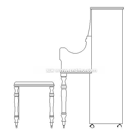 钢琴cad施工图下载【ID:179274163】