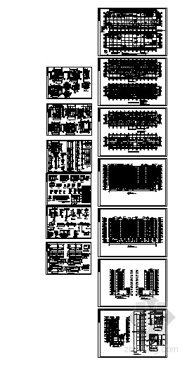 [广州市中心]某十三层商业写字楼建筑施工图（附效果图）cad施工图下载【ID:164861170】