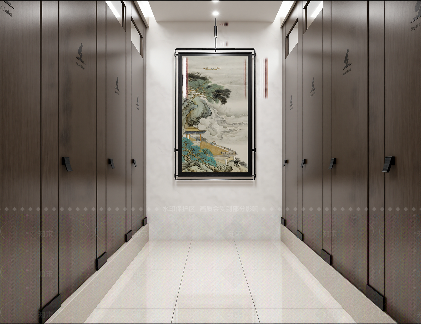 新中式酒店卫生间3D模型下载【ID:1214987310】