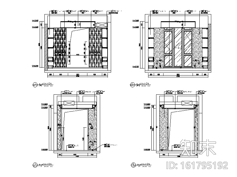 [广东]现代风格别墅建筑CAD施工图（含实景图）cad施工图下载【ID:161795192】