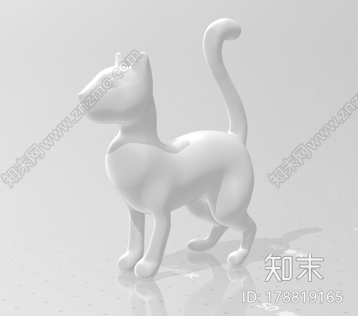 猫咪3d打印模型下载【ID:178819165】