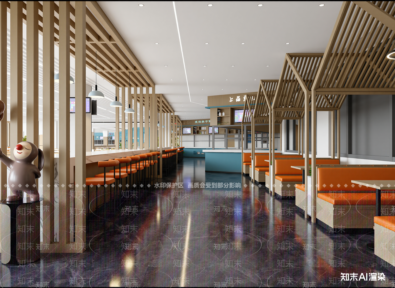现代快餐店3D模型下载【ID:1214283503】