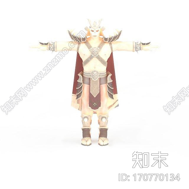 现代3D大型游戏人物CG模型下载【ID:170770134】