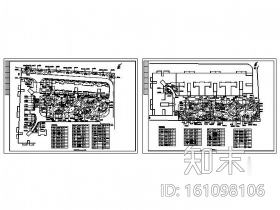 某小区组团绿化配置设计图施工图下载【ID:161098106】