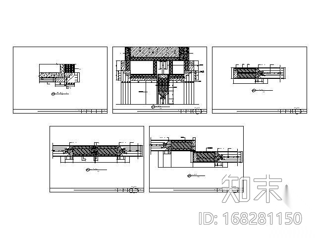 厨房趟门详图施工图下载【ID:168281150】