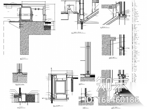 53层框架核心筒结构cad施工图下载【ID:166460186】