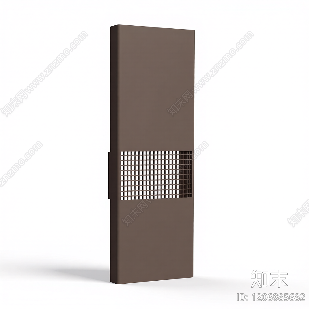 带格栅装饰隔断3D模型下载【ID:1206885682】