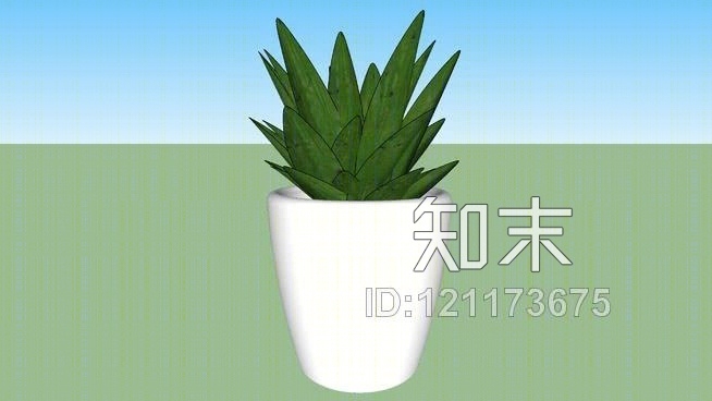 pots（植物生长的装饰用花盆景树，树饰）……SU模型下载【ID:121173675】