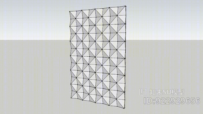 装饰墙板3DSU模型下载【ID:922929656】