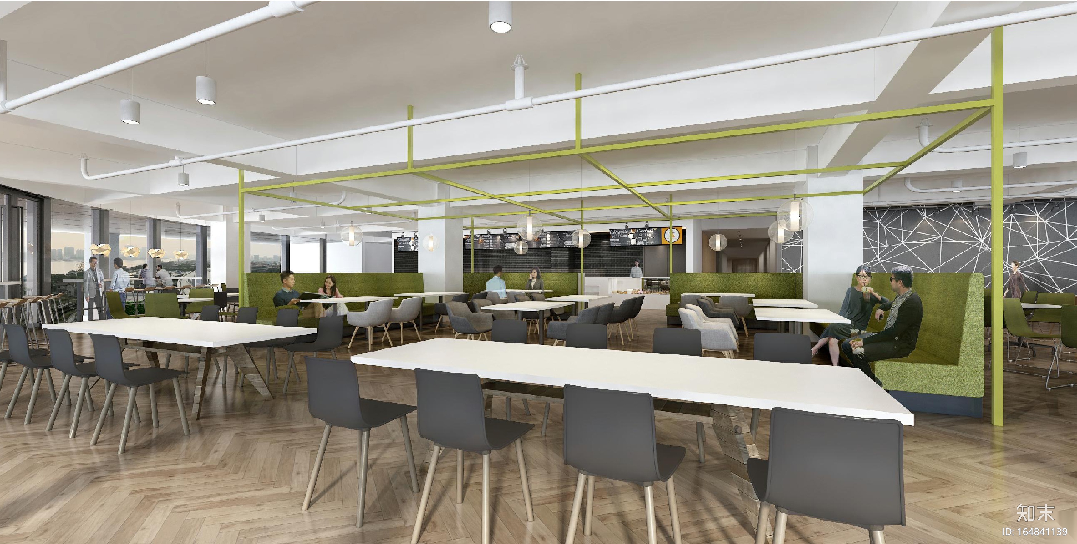 Gensler-上海山鹰国际办公室装修CAD施工图cad施工图下载【ID:164841139】