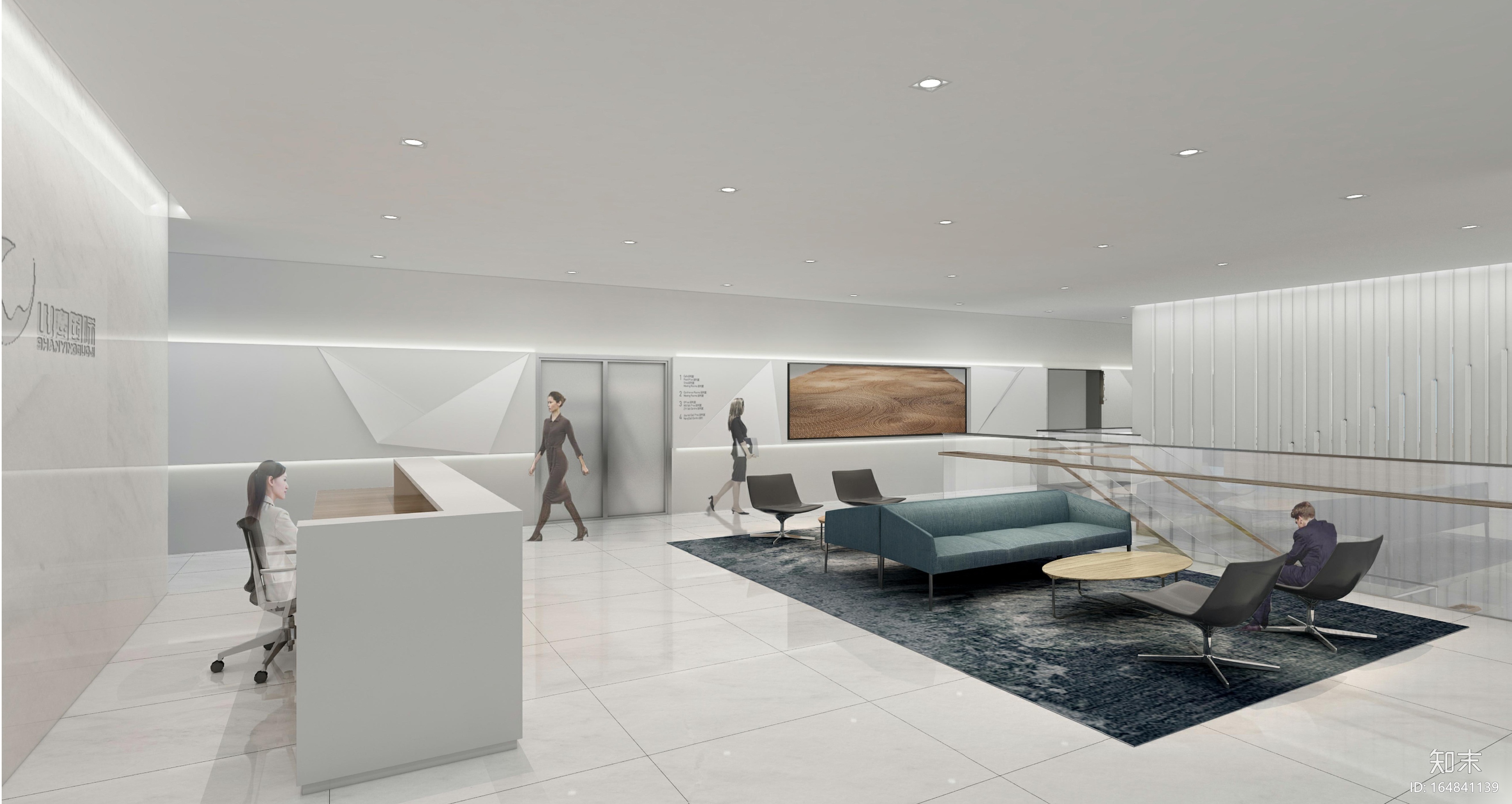 Gensler-上海山鹰国际办公室装修CAD施工图cad施工图下载【ID:164841139】