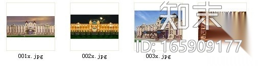 [大连]某娱乐城室内装修图（含效果）施工图下载【ID:165909177】