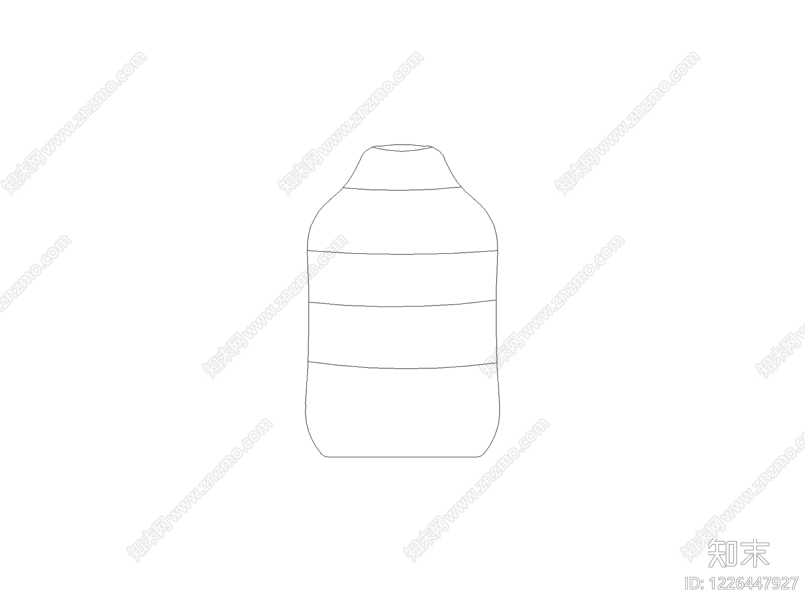 摆件cad施工图下载【ID:1226447927】