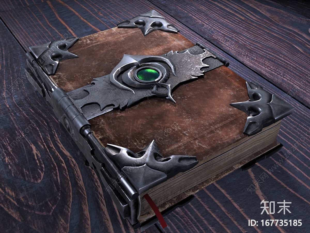 仿上古卷轴封面【次世代】魔幻典籍，魔法书，书籍，书本，秘籍，法典，古籍，图书，古书CG模型下载【ID:167735185】