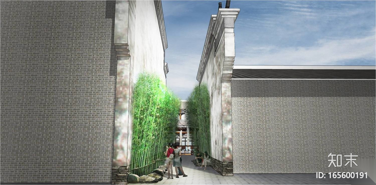 [湖南]“一步一景”江南古城景观规划设计方案cad施工图下载【ID:165600191】