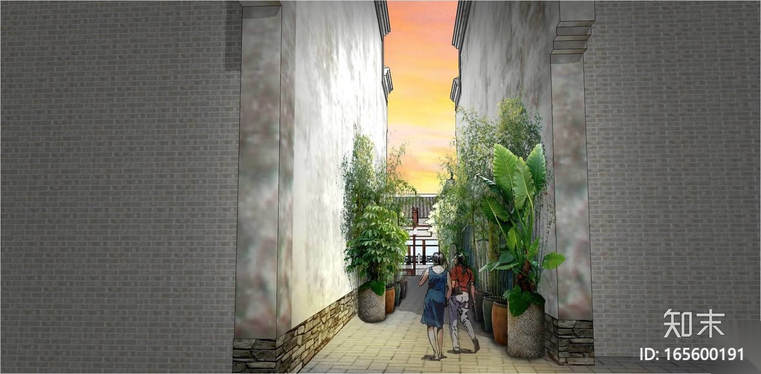 [湖南]“一步一景”江南古城景观规划设计方案cad施工图下载【ID:165600191】