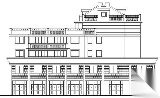 多层住宅建筑施工图纸cad施工图下载【ID:149856160】