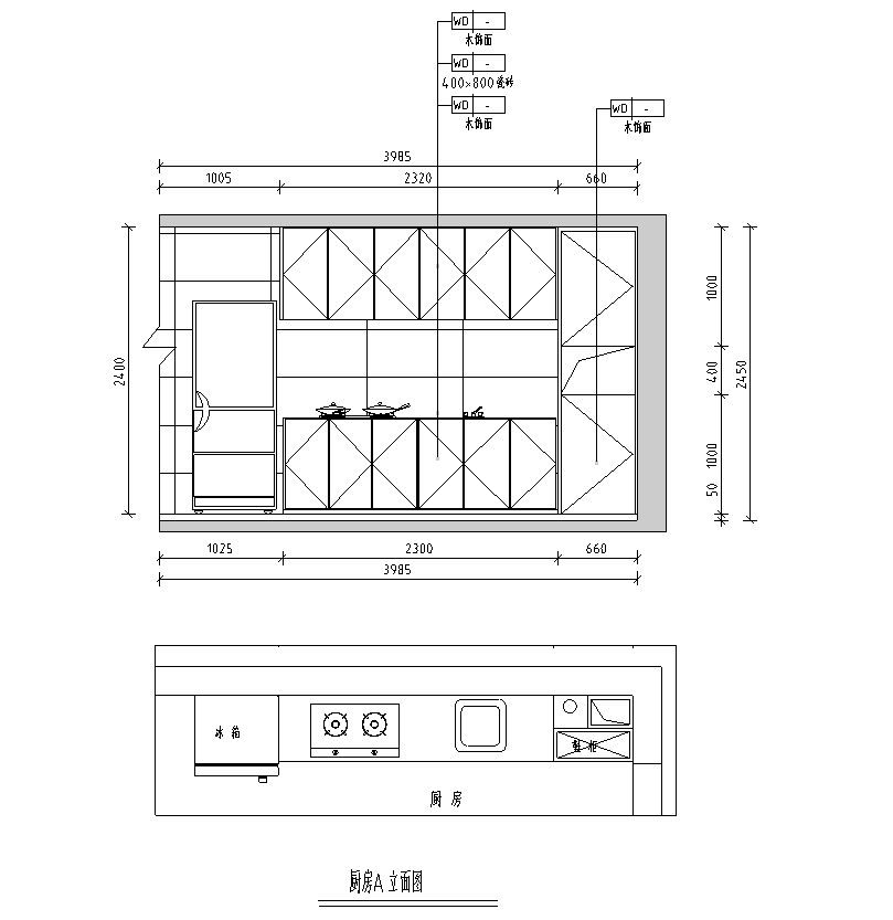 [福建]福州复式公寓一居室住宅施工图施工图下载【ID:168050148】