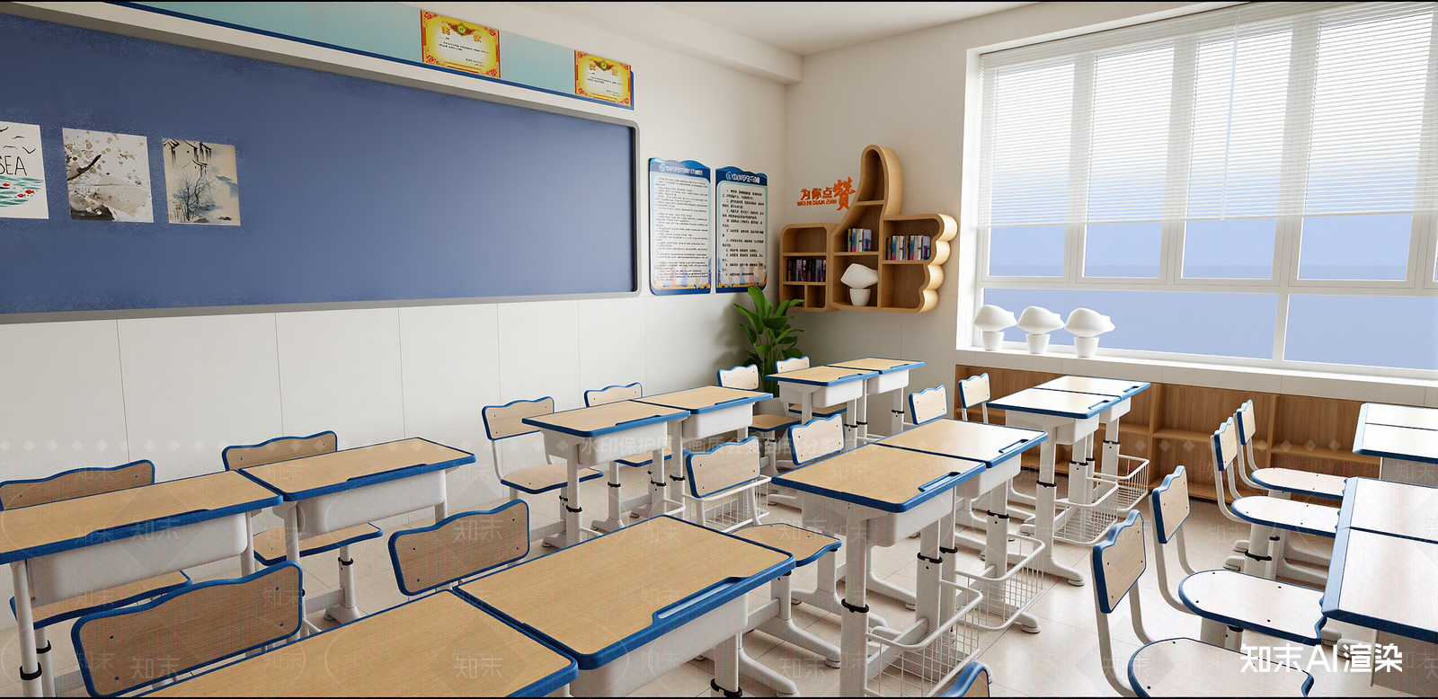 现代其他学校空间SU模型下载【ID:1215931448】