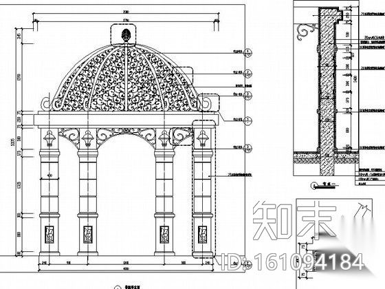 [诸暨]居住区景观工程施工图一cad施工图下载【ID:161094184】