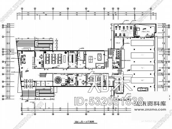 施工图某消防大队办公室内设计装修图施工图下载【ID:532081838】