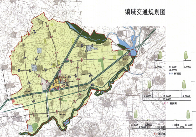[北京]延庆沈家营镇总体规划图纸（2005-2020）cad施工图下载【ID:151717135】