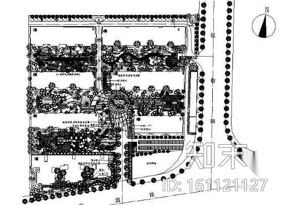 济南花园小区全套景观设计施工图施工图下载【ID:161121127】