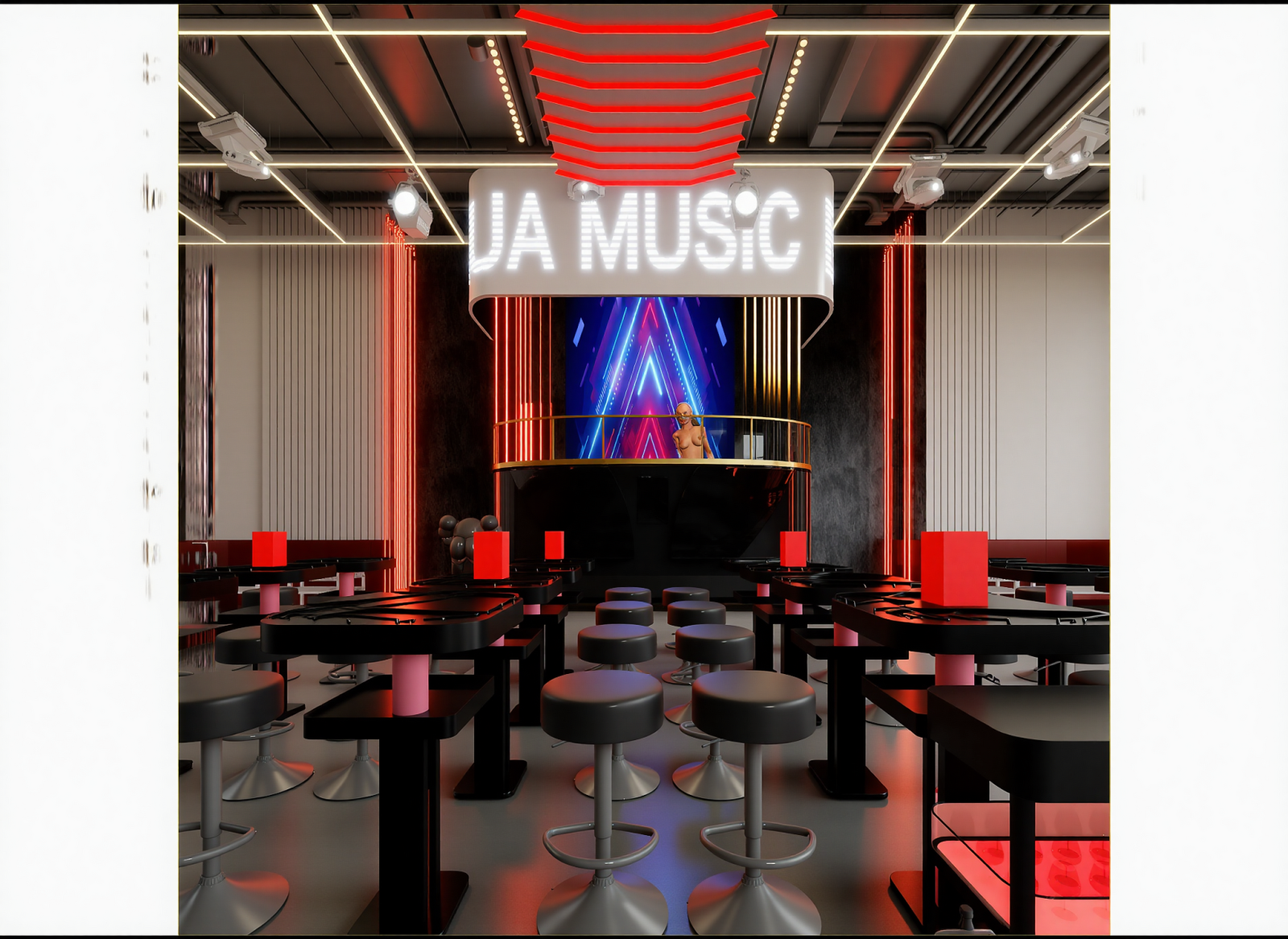 工业酒吧3D模型下载【ID:1215056675】