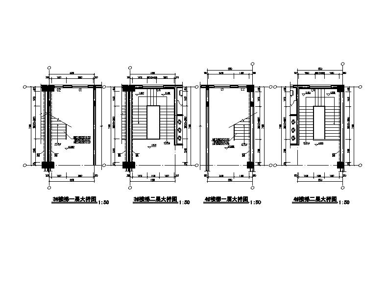 [宁夏]三层框架结构简欧风格商业建筑施工图（全套图纸...cad施工图下载【ID:166553165】