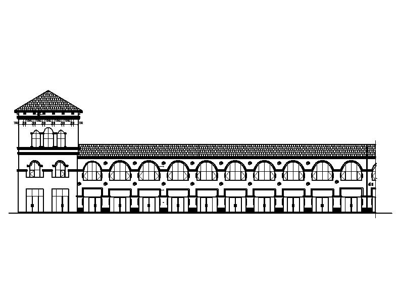 [宁夏]三层框架结构简欧风格商业建筑施工图（全套图纸...cad施工图下载【ID:166553165】