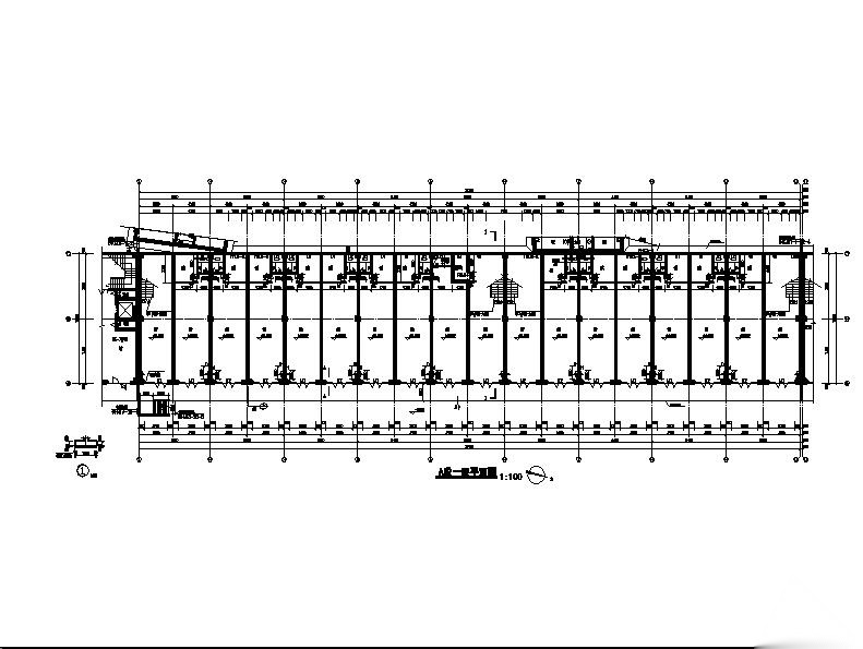 [宁夏]三层框架结构简欧风格商业建筑施工图（全套图纸...cad施工图下载【ID:151454169】