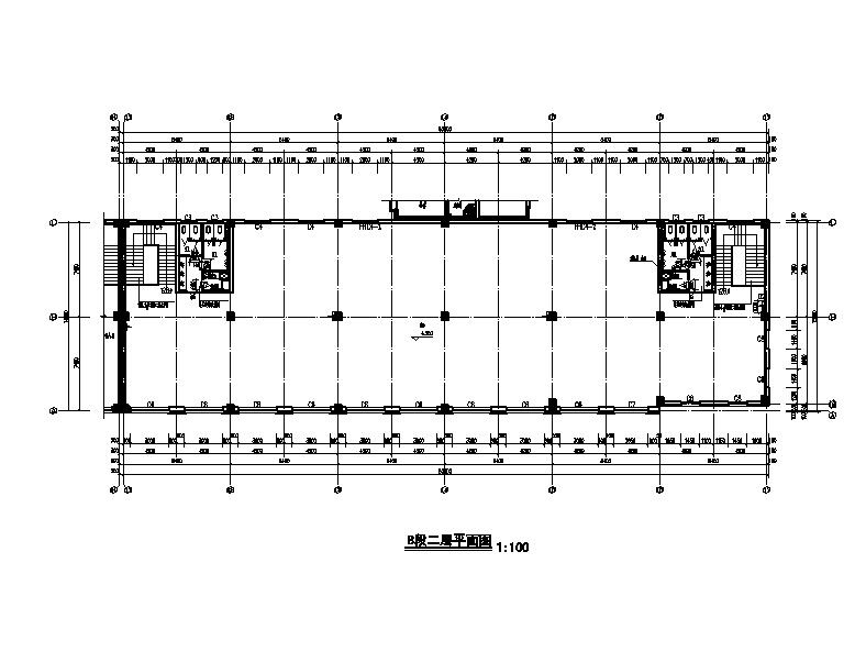 [宁夏]三层框架结构简欧风格商业建筑施工图（全套图纸...cad施工图下载【ID:166553165】