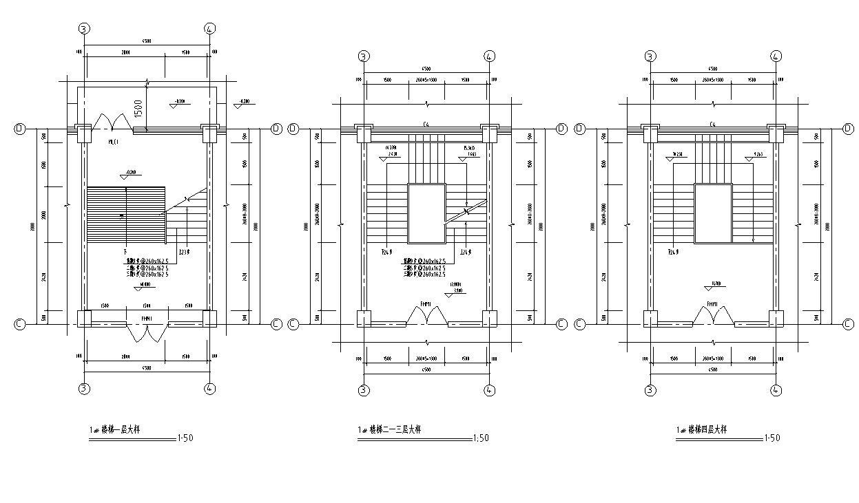 [宁夏]多层剪力墙结构办公及工厂建筑施工图cad施工图下载【ID:149956169】