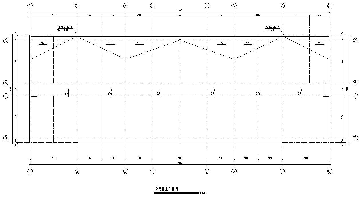 [宁夏]多层剪力墙结构办公及工厂建筑施工图cad施工图下载【ID:149956169】