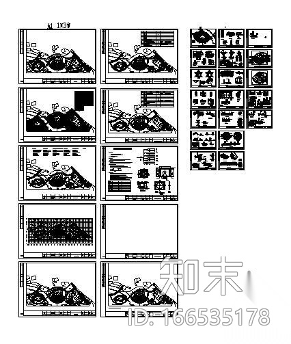 舟山公园设计施工图(设计原稿)施工图下载【ID:166535178】