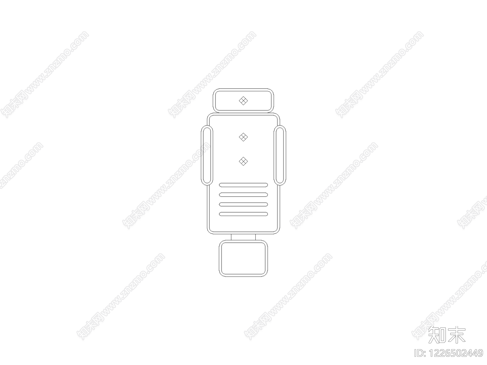 柜子cad施工图下载【ID:1226502449】